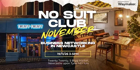 No Suit Club: November @ Twenty Twenty
