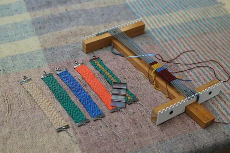 Weaving a Bracelet Inspired by the Archive