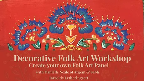 Decorative Folk Painting | Paint Your Own Wooden Panel