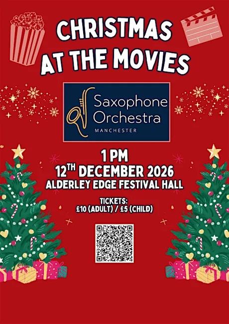 "Christmas at the Movies" with the Saxophone Orchestra Manchester