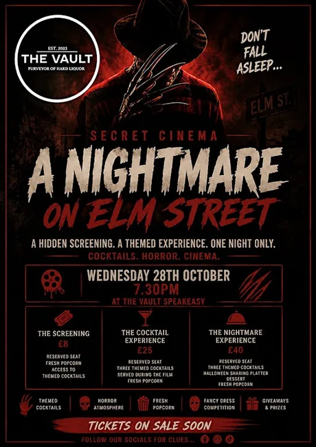 Secret Cinema- A Nightmare on Elm Street