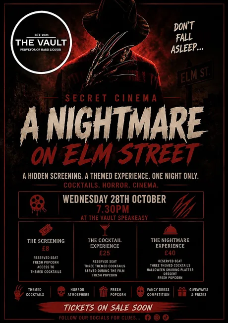 Secret Cinema- A Nightmare on Elm Street