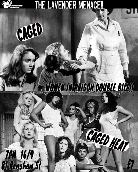 CAGED (1950) + CAGED HEAT (1974)
