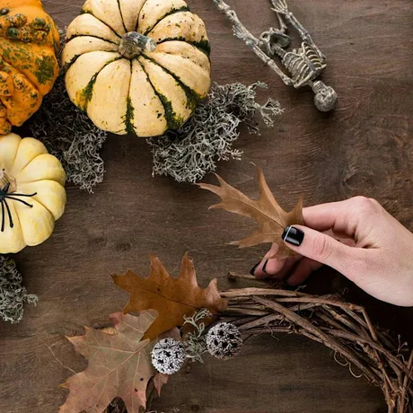 Halloween Wreath Making at Souter Lighthouse, South Tyneside