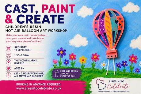 Cast, Paint & Create: Hot Air Balloon Canvas Art Workshop