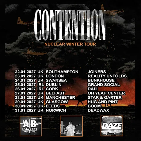 Contention (US) + Support TBA @ Dali, Cork
