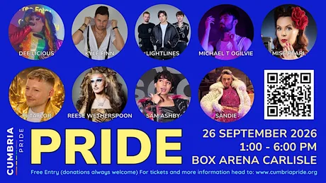 Cumbria Pride present Carlisle Pride 2026
