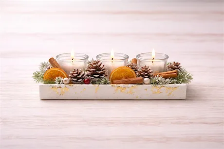 Sip, Pour & Create: Christmas Eco Resin Centrepiece