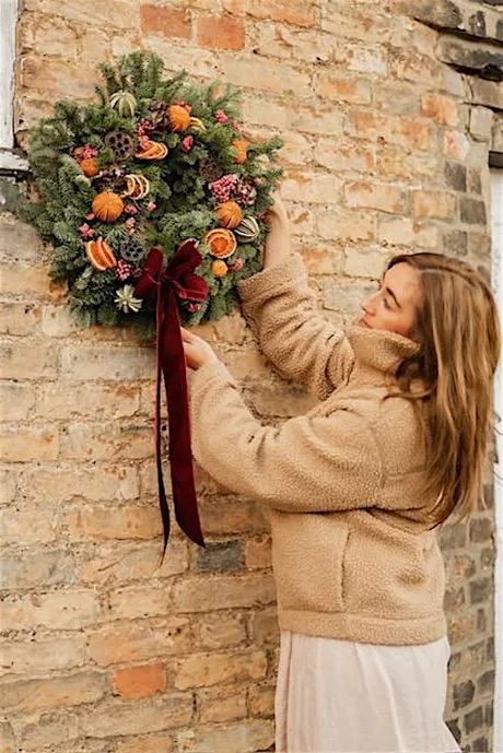 Christmas Wreath making Workshop at Willow Grange Farm Thursday 3rd Decembe