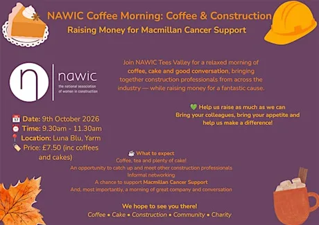 NAWIC Tees Valley - Coffee & Construction