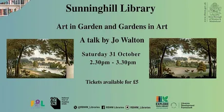 Art in Garden and Gardens in Art - A talk by Jo Walton