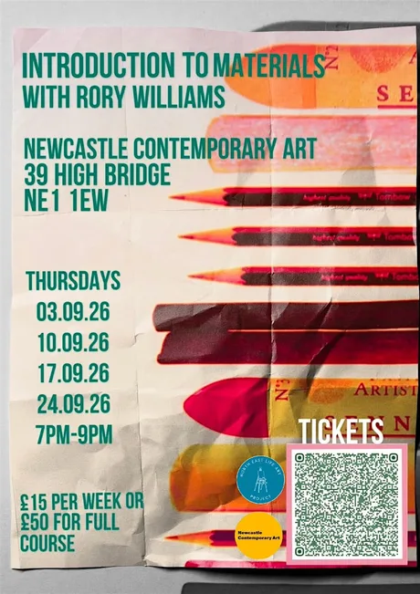 Introduction to materials at Newcastle Contemporary Art