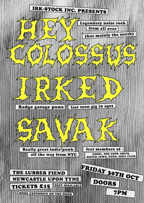 Hey Colossus - IRKED - Savak