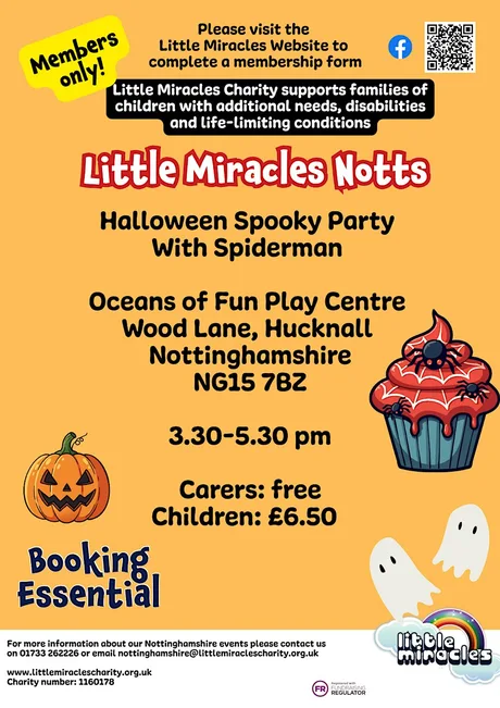 Notts halloween party oceans of fun with spiderman