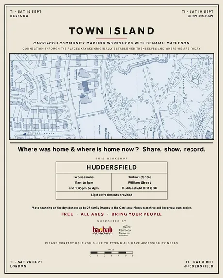 TOWN ISLAND (HUDDERSFIELD) - Carriacou mapping workshop SESSION ONE