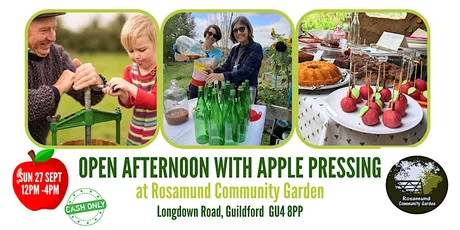Apple Pressing Afternoon at Rosamund Community Garden – Guildford
