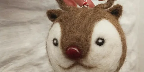 Needle Felted Christmas Baubles Workshop