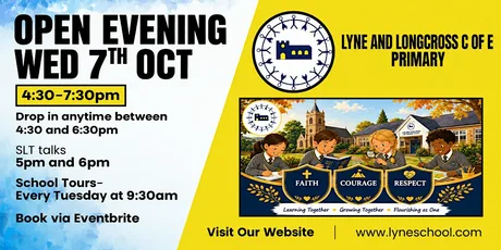 School Tours at Lyne & Longcross C of E Primary School