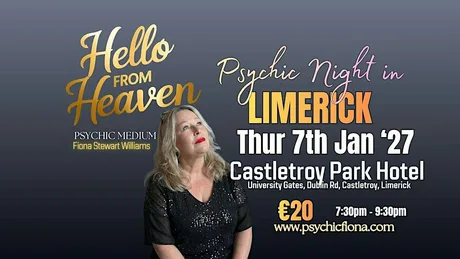 Psychic Night in Limerick Castletroy Hotel with Fiona Stewart-Williams