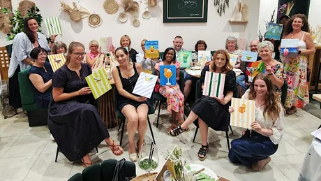 Sip & Paint at Pàpa Bianco