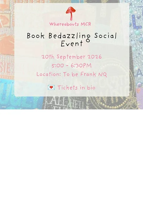 Book Bedazzling Girls-Only Social