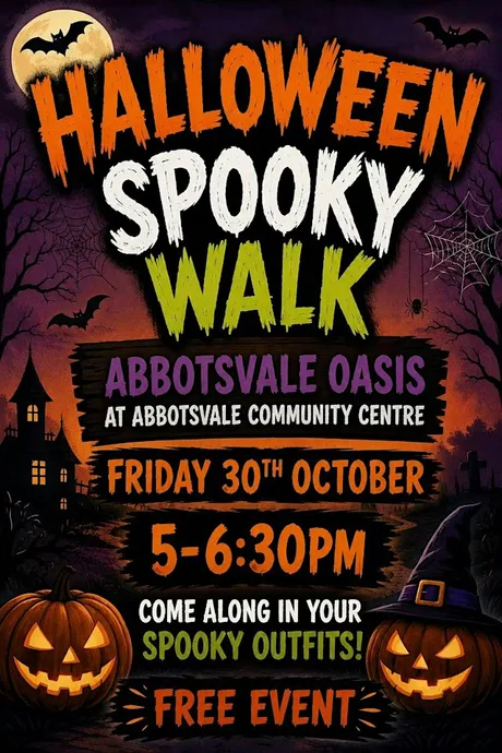 Spooky sensory walk