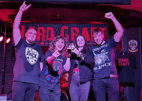 HARD GRAFT -Rock it Dowstairs at Chas Mann's