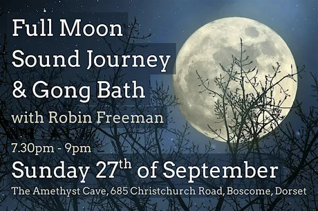 Full Moon Candlelight Sound Journey & Gong Bath - Boscombe
