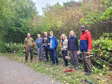 Hedgelaying for Beginners at Yate Common