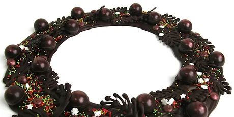 Chocolate Wreath Making workshop - a Christmas wreath with a difference