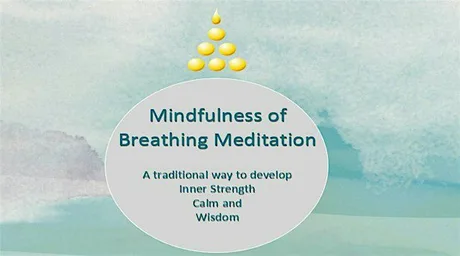 Mindfulness of breathing meditation