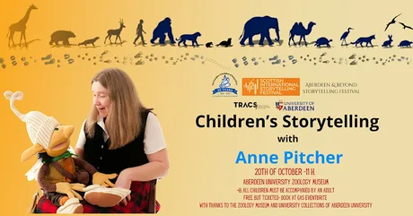 Children's Storytelling at the Aberdeen Zoology Museum, with Anne Pitcher