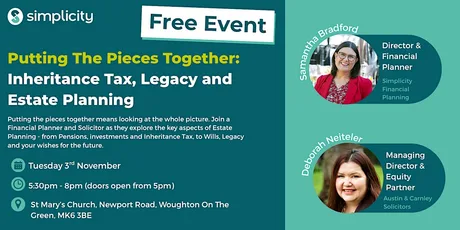 Putting the Pieces Together: Inheritance Tax, Legacy and Estate Planning