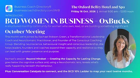 BCD ~ Women in Business | OxBucks I 16th October Meeting
