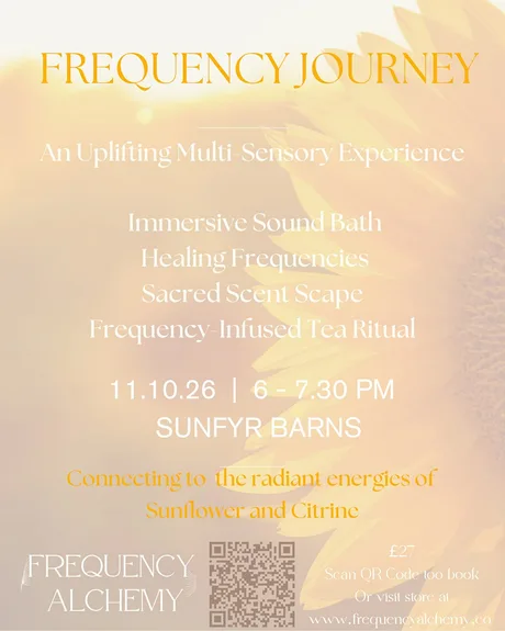 Frequency Journey with Sound Scent & Tea Ceremony
