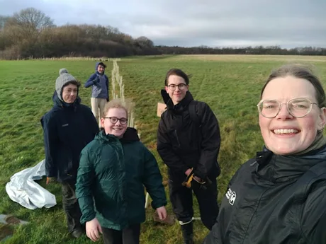 Tree Planting with Luton and Bedfordshire Youth Rangers