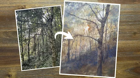 Paint a Forest Scene in Watercolour