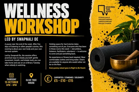 Wellness Workshop - Led by Swapnali De