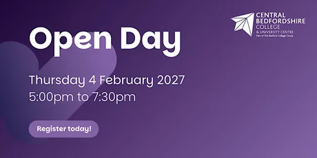 Central Bedfordshire College Open Day | 4 February 2027