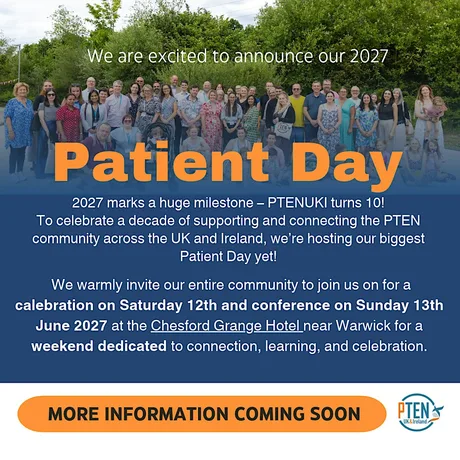PTENUKI 2027 Patient Day and Anniversary Celebration
