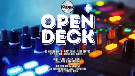 WHISKERS OPEN DECK