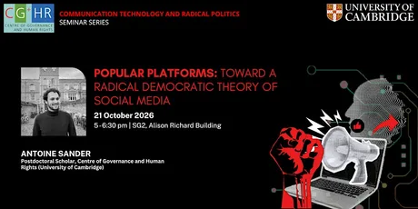 Popular Platforms: Toward a Radical Democratic Theory of Social Media