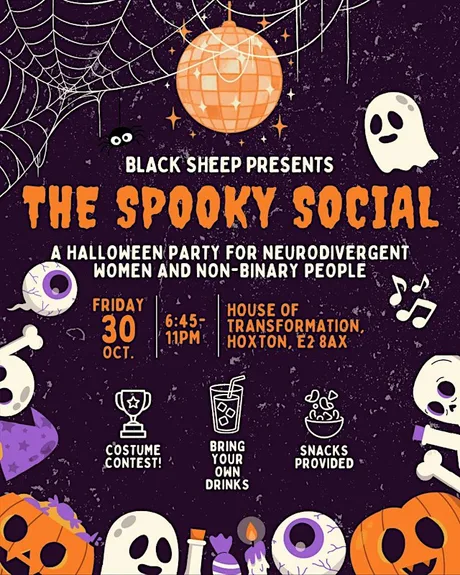 The Spooky Social 2: a Neurodivergent Halloween Party