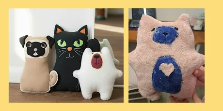 Kid Sewing Workshop: Craft Your Own Cuddly Friend Pillow