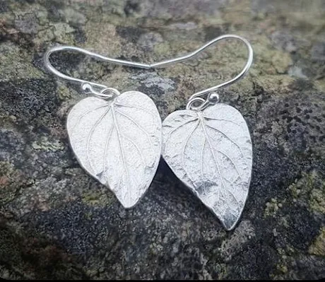 Creative Botanical Silver earrings Workshop, suitable for everyone