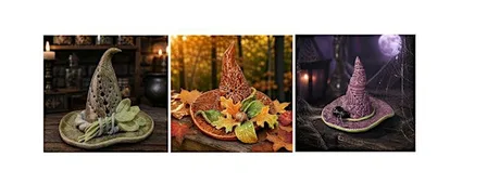Clay Workshop -Make an Autumnal / Halloween Witches Hat