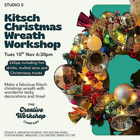 Kitsch Christmas Wreath Workshop