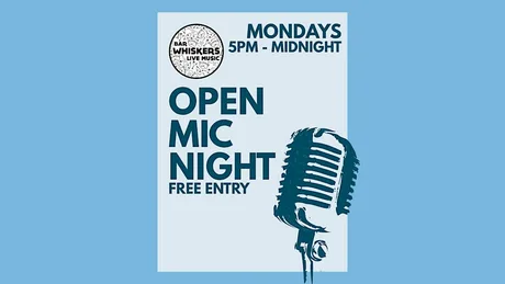 Whiskers Open Mic Night