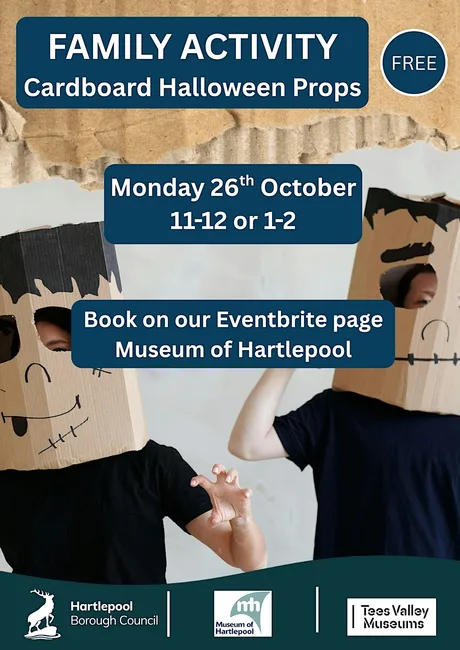 Family Activity - Cardboard Halloween Props - 11am session