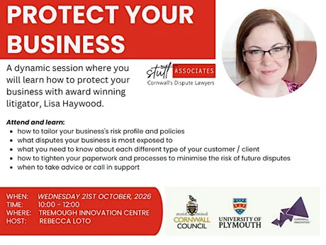 Protect Your Business - with award winning litigator - Lisa Haywood